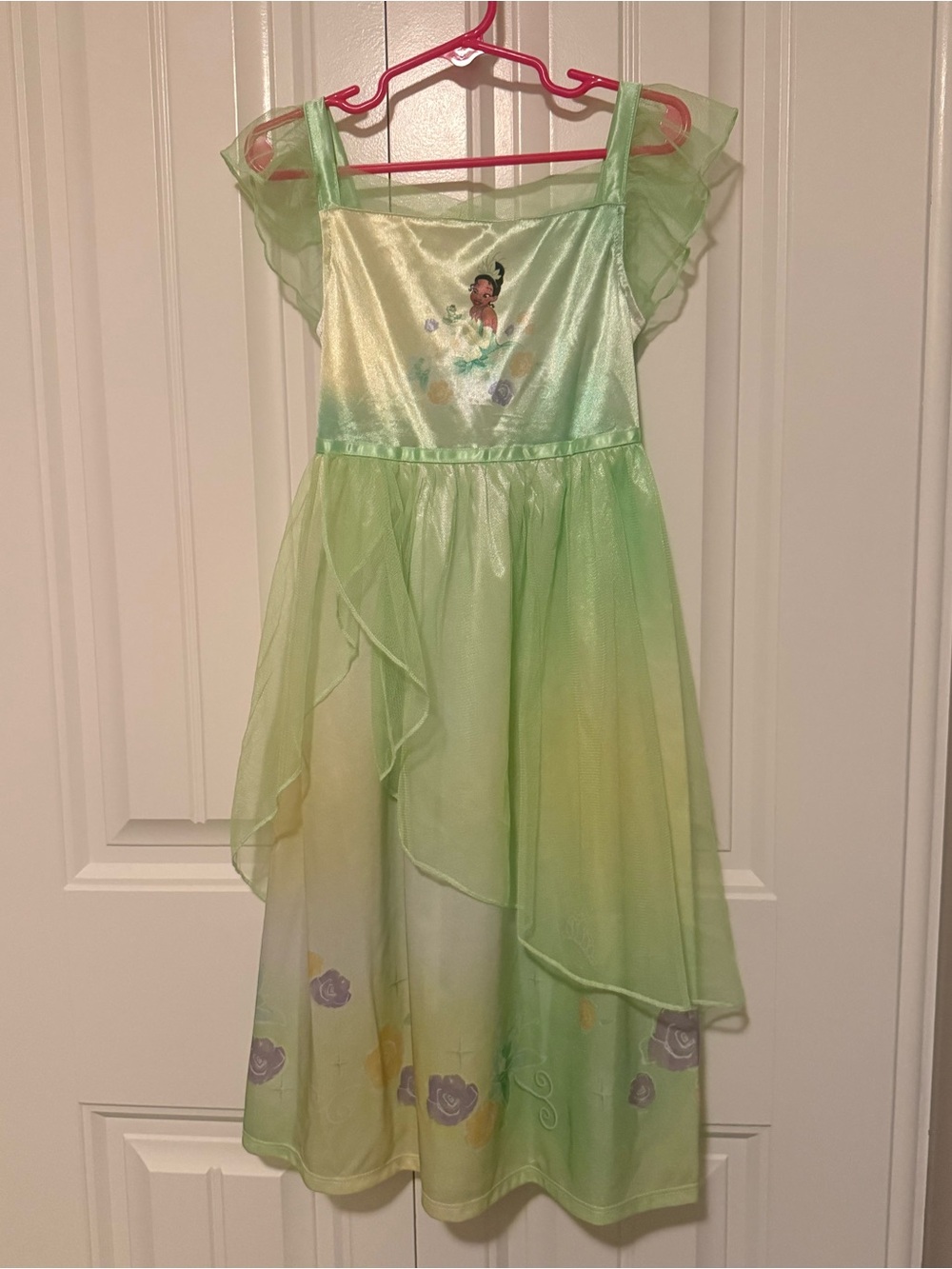 Disney Green Tiana Fairy Princess Play Dress & Nightgown 5T